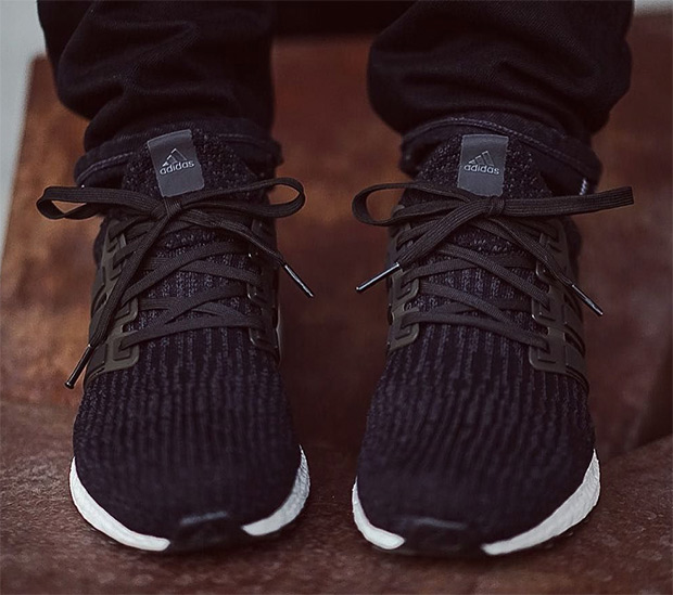 Adidas ultra boost 3.0 outlet core black on feet