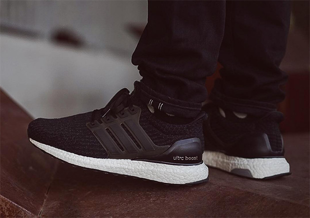 adidas ultra boost black on feet