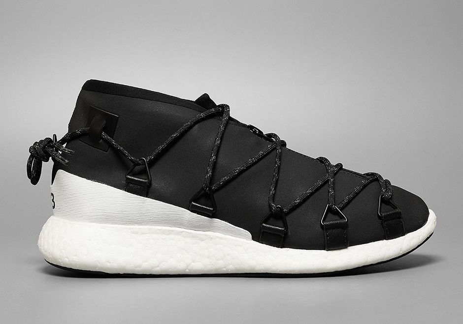 Adidas Y3 Cross Lace Run Black White 02