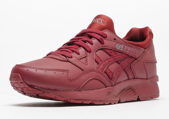 The ASICS GEL-Lyte V Is Here In Red Leather