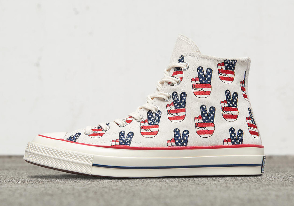 Converse Chuck Taylor All Star Election Day Peace Signs 1