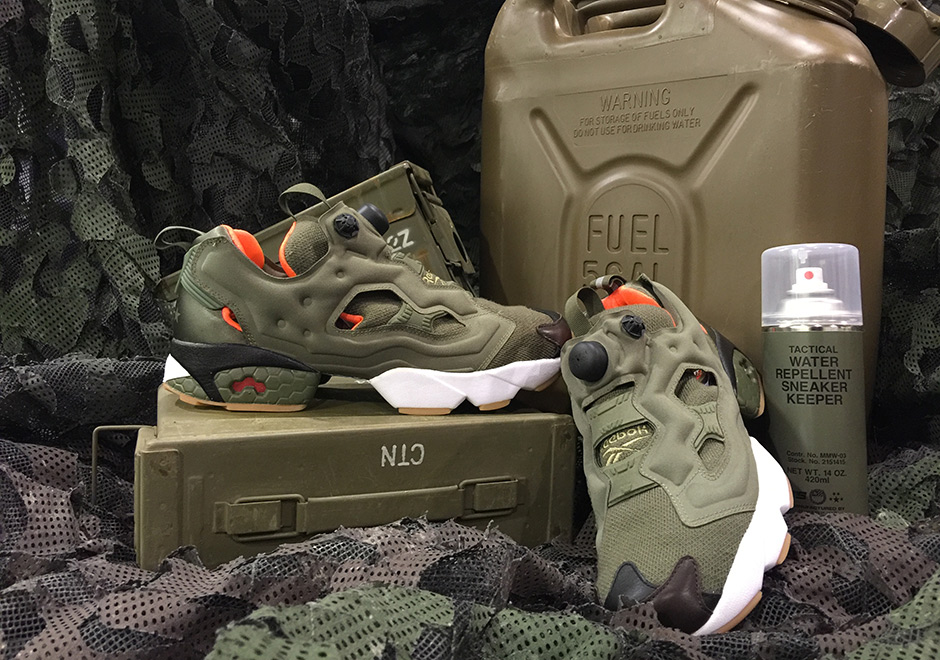 Mita Reebok Instapump Fury Army Water Repellent 2