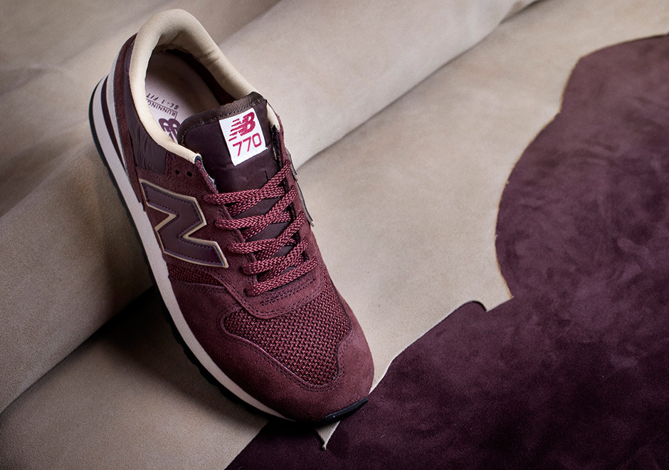 New Balance 770 Red Suede