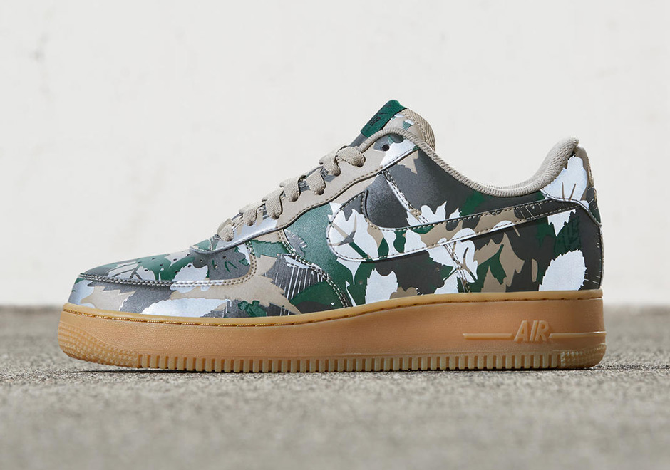 Reflective Camouflage Covers the Nike Air Force 1 Low