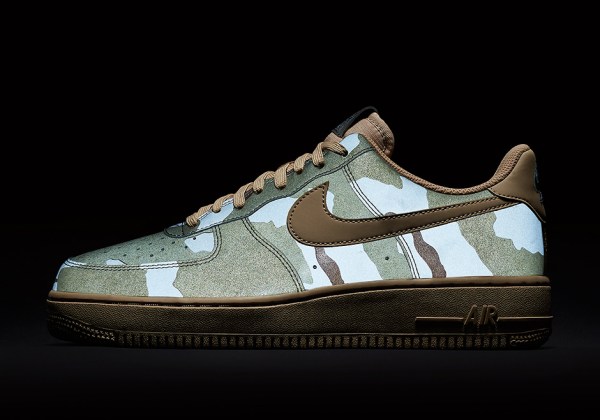 Nike Air Force 1 Reflective Desert Camo 718152-204 | SneakerNews.com