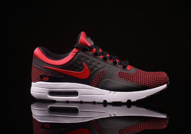Nike Air Max Zero Bred University Red Black Available 2