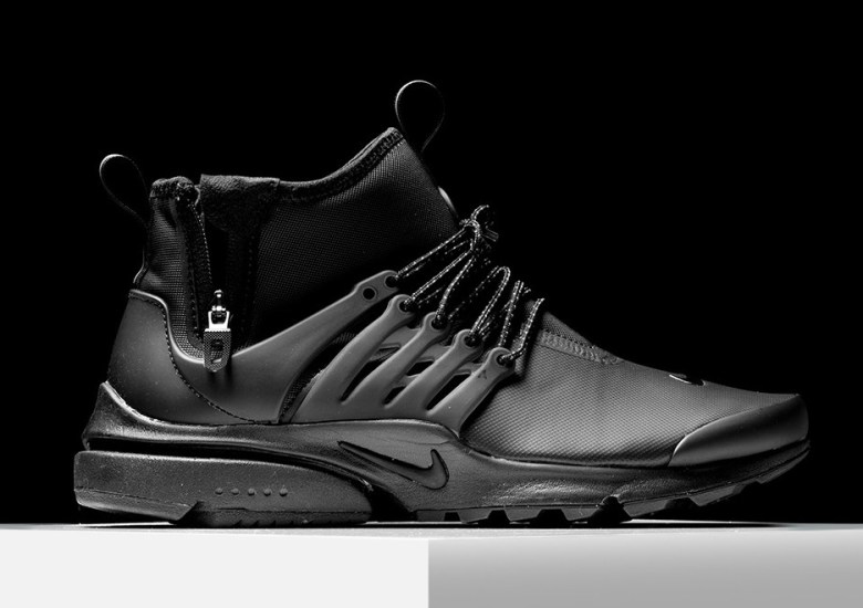 The Nike Presto Mid Utility “Triple Black” Is Available