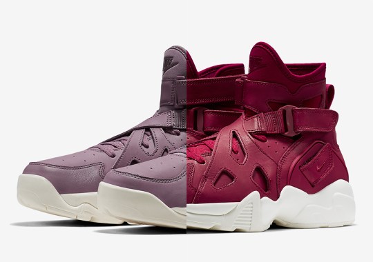 The Nike Air Unlimited Drops This Thursday In “Purple Smoke” And “Noble Red”