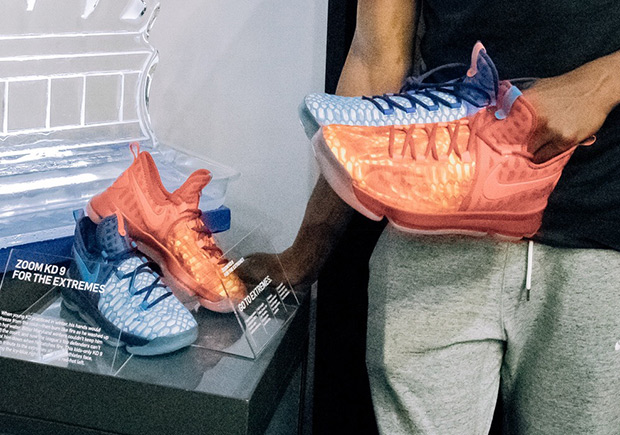 Kevin Durant Unveils “Fire And Ice” Nike KD 9 For Kids