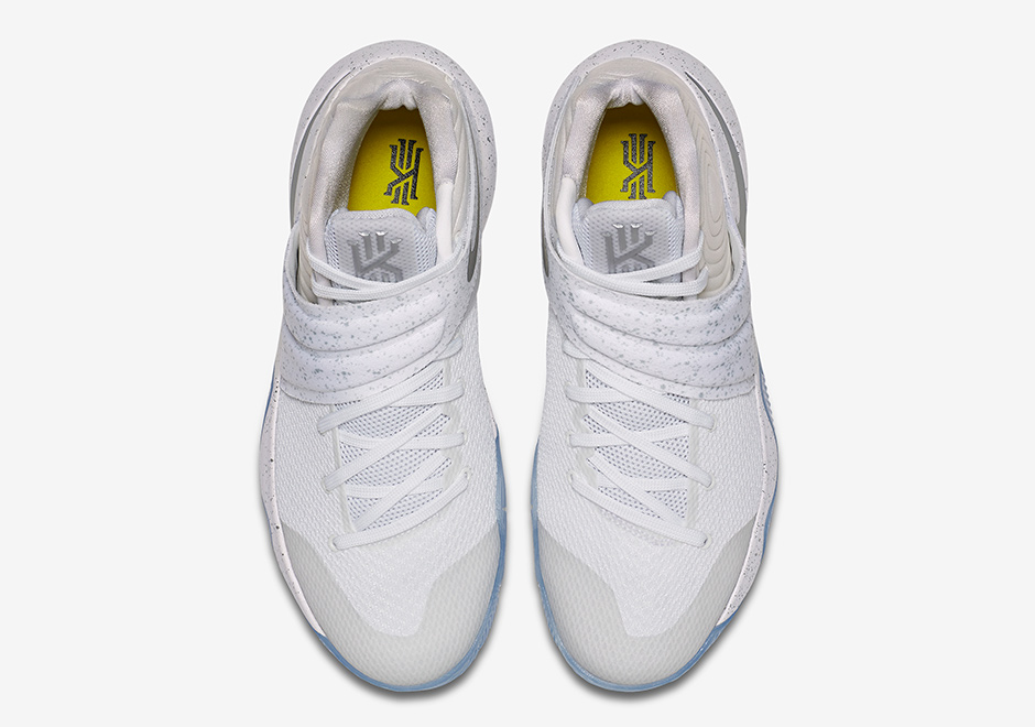 Nike Kyrie 2 White Metallic Silver Ice 852399-107 | SneakerNews.com