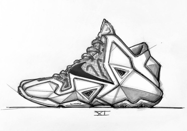 A Sketched History Of Jason Petrie's Nike LeBron Designs - SneakerNews.com