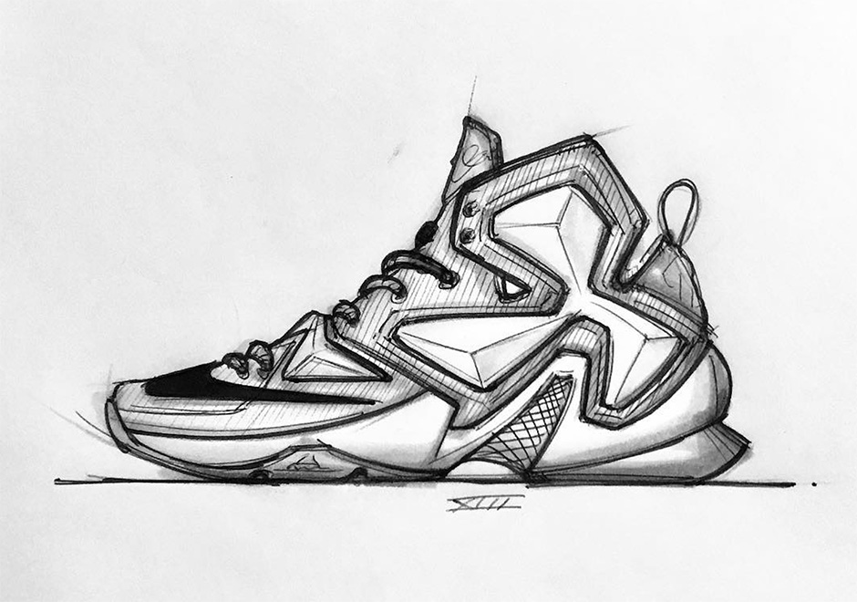 A Sketched History Of Jason Petrie's Nike LeBron Designs ...