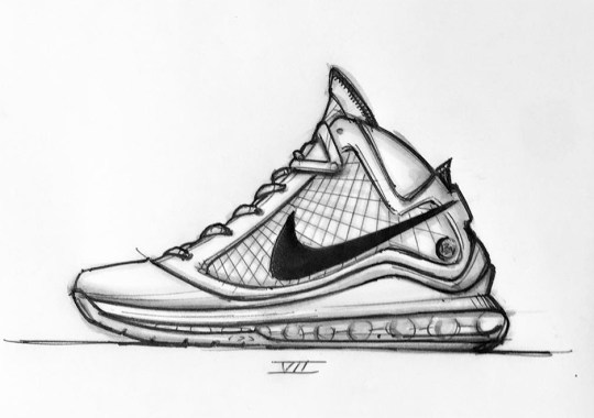 A Sketched History Of Jason Petrie’s nike wright LeBron Designs