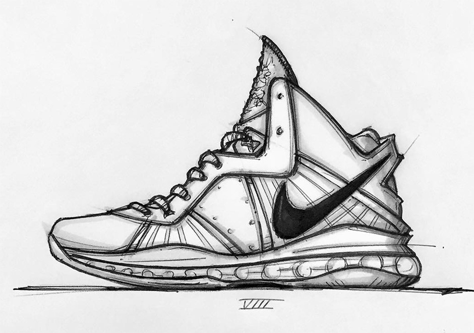 A Sketched History Of Jason Petrie's Nike LeBron Designs