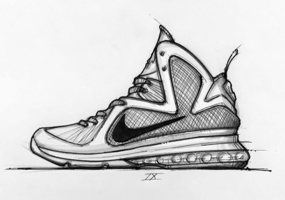 nike lebron 9 sketch jason petrie