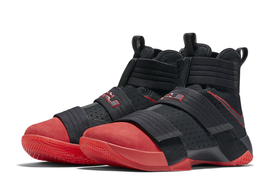 lebron soldier red and black