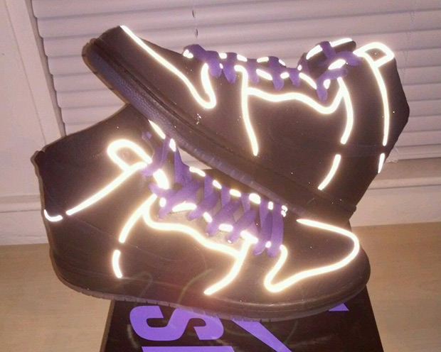 Nike Sb Dunk High Black Purple Box 3