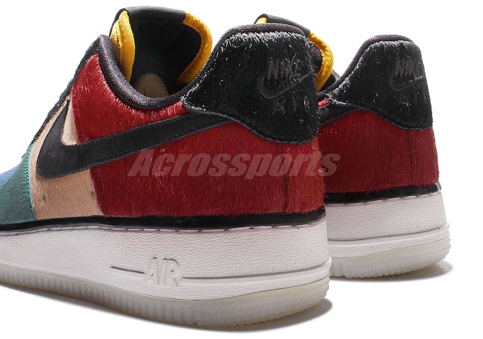 Nike Wmns Air Force 1 Pony Hair Multicolor 4