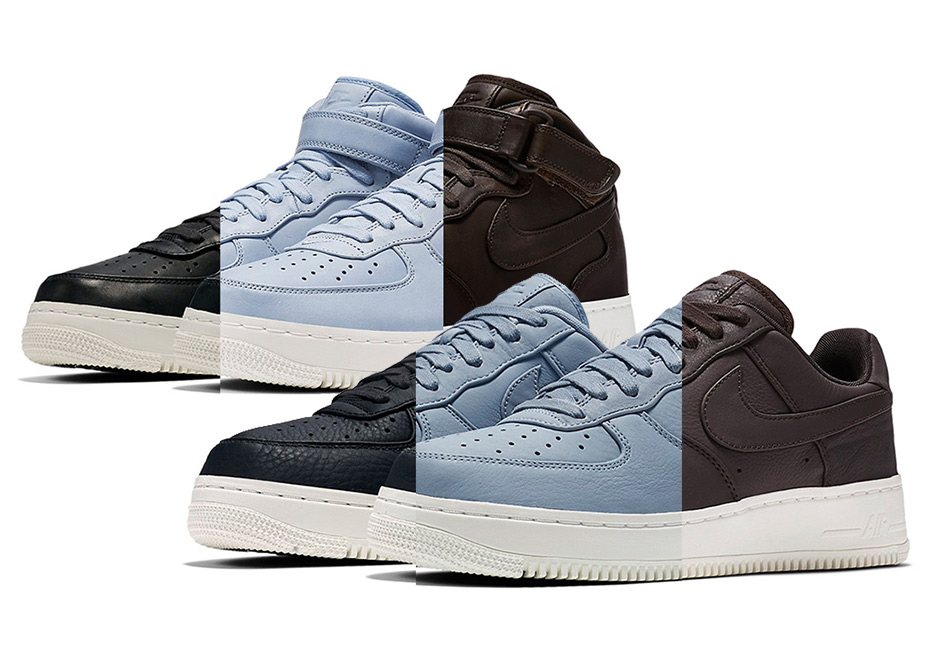 NikeLab continues to pump out tonal colorways of the iconic Air Force 1 in Low and Mid form. Featuring a classic stitched upper with exposed seams， ...
