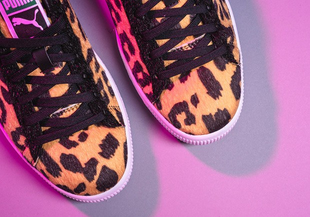 Puma clyde outlet animal print