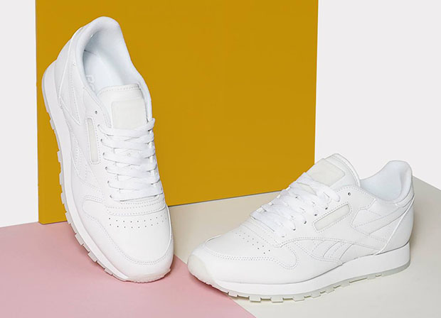 reebok classic leather solids