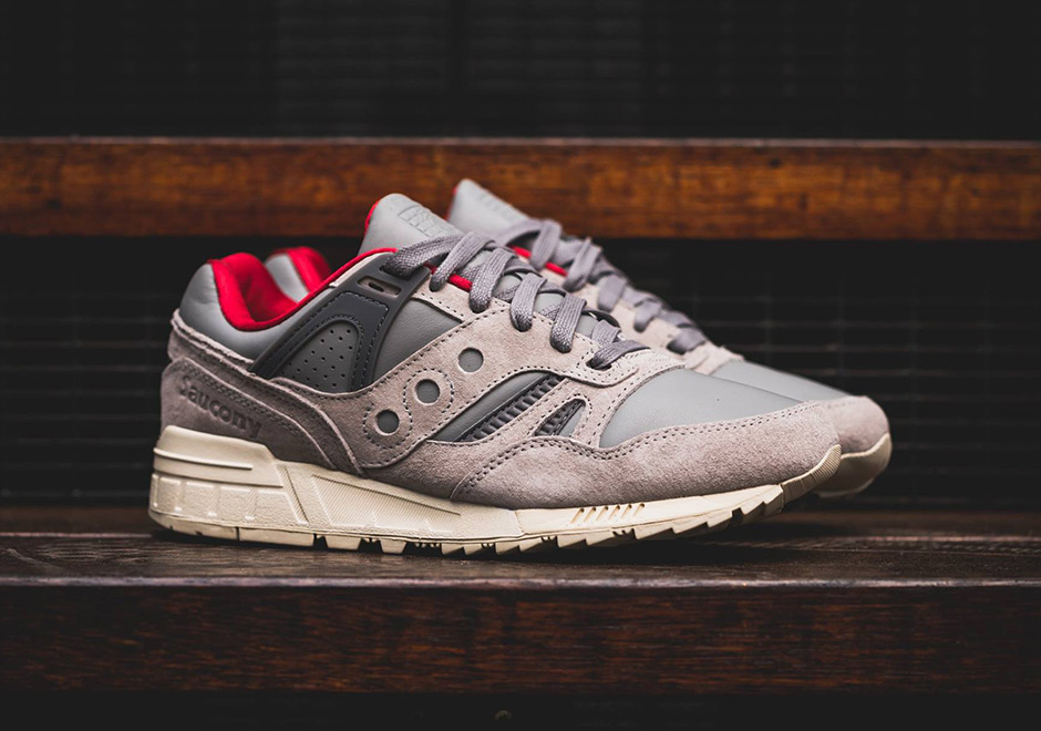 Saucony grid shop sd red grey