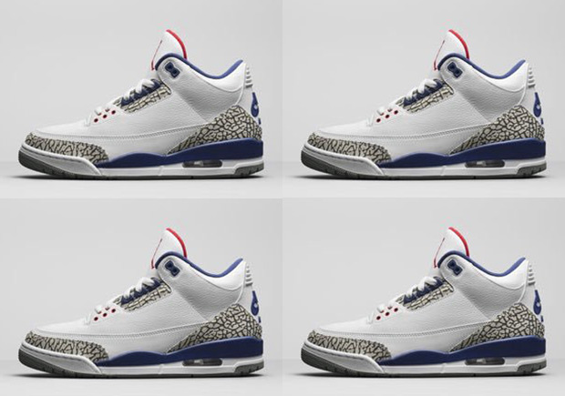 Jordan Brand Released Official Image Of The Air Jordan 3 "True Blue" With Nike Air