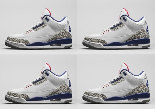 Jordan Brand Released Official Image Of The Air Jordan 3 “True Blue” With Nike Air