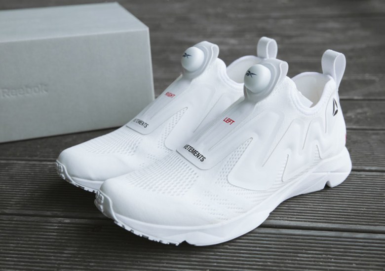 Vetements And Reebok Collaborate On Updated Pump Sneaker