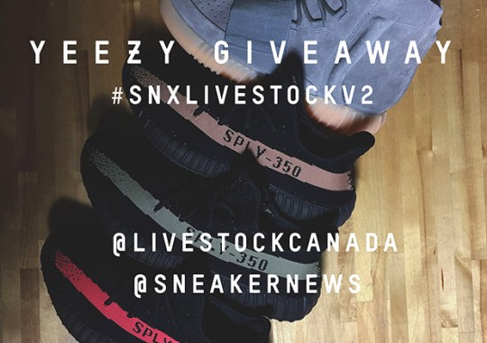 Sneaker News x Livestock Canada YEEZY Giveaway