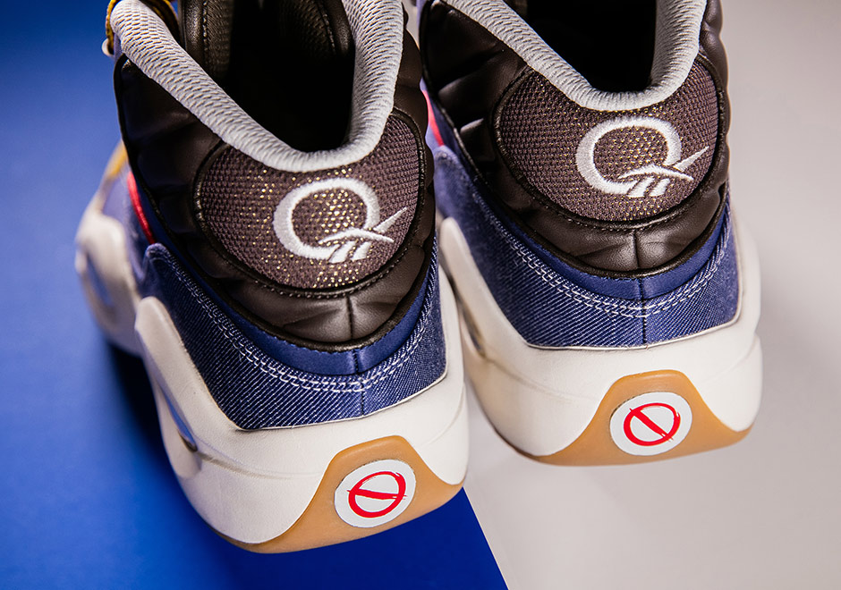 Reebok Question Mid Dress Code Allen Iverson Blue/Stucco/Brown/Wheat/Gum  11.5