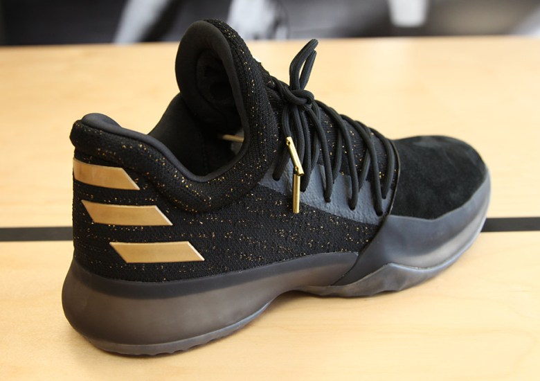 A Detailed Preview of the Black & Gold adidas Harden Vol. 1