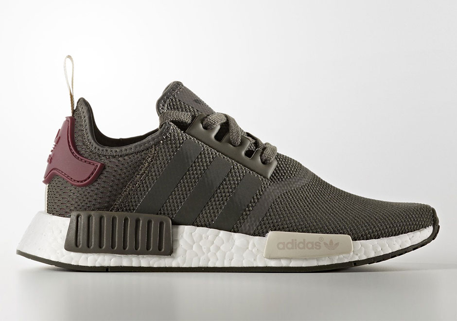 adidas nmd r1 maroon grey