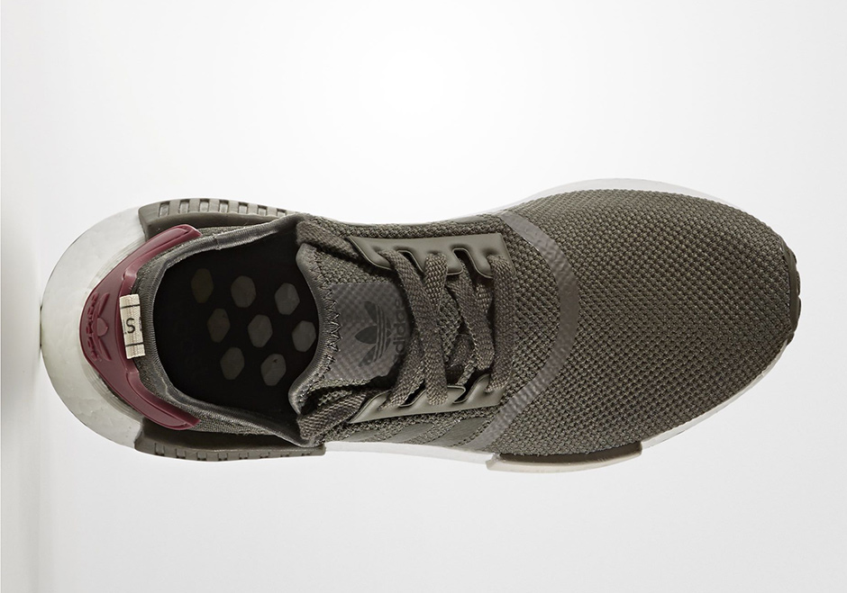 Women's nmd outlet r1 olive maroon