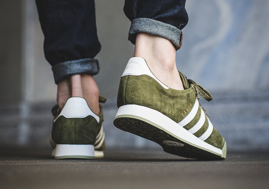 adidas Samoa Vintage Olive AQ7905 | SneakerNews.com