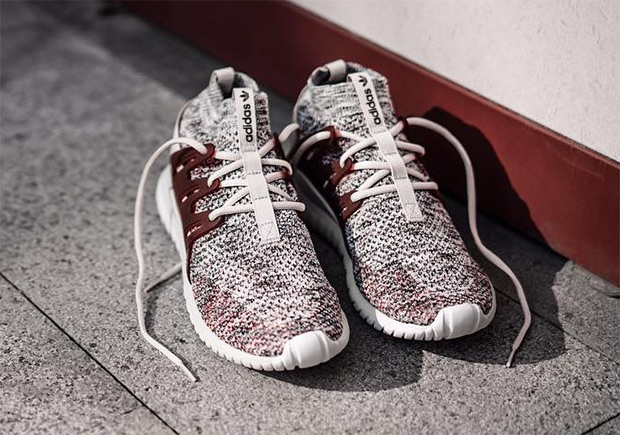 adidas tubular nova primeknit maroon 2