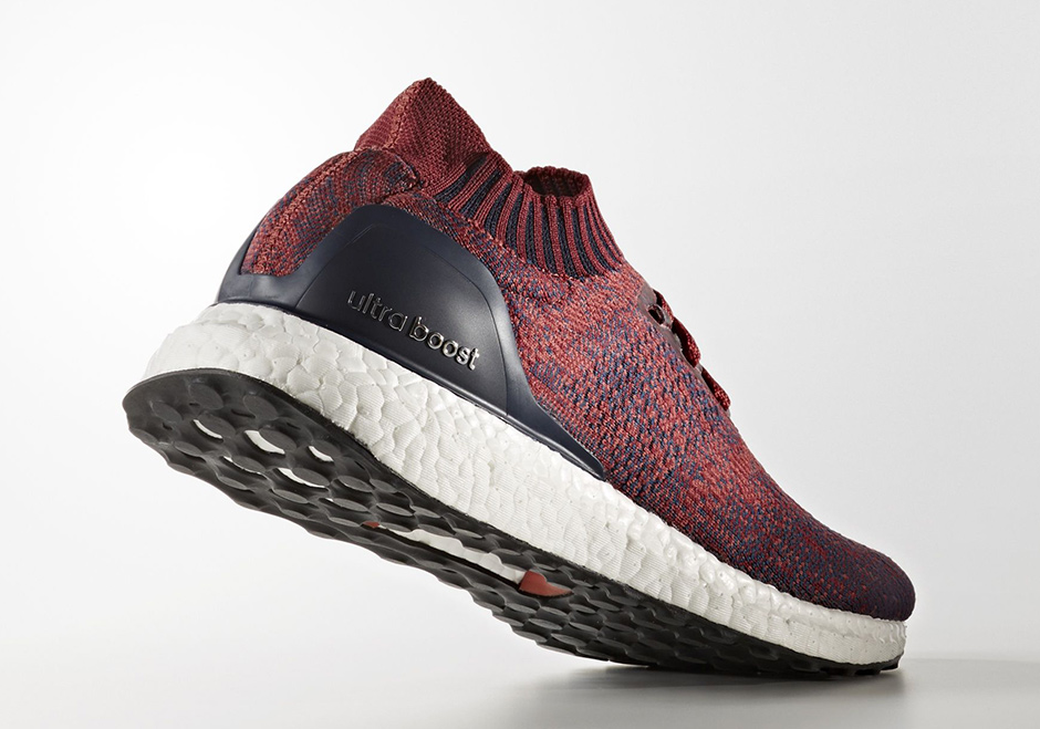 ultra boost uncaged red burg navy
