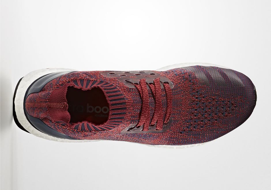 ultra boost uncaged red burg navy