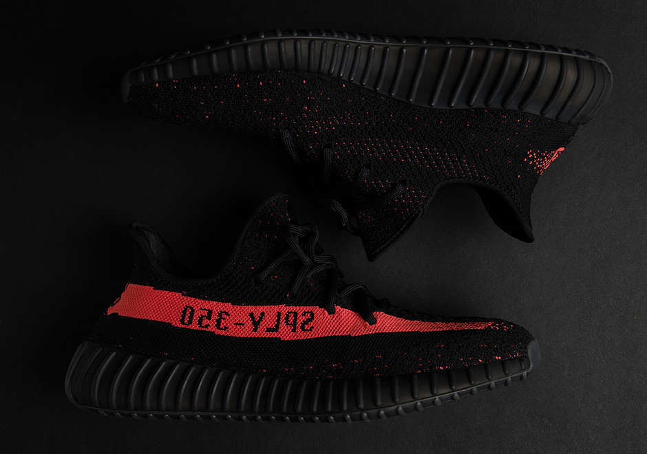 yeezy v2 black and red