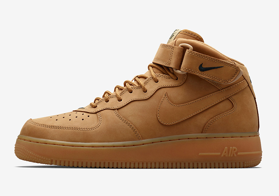 Air Force 1 Mid Flax Snkrs Release 2