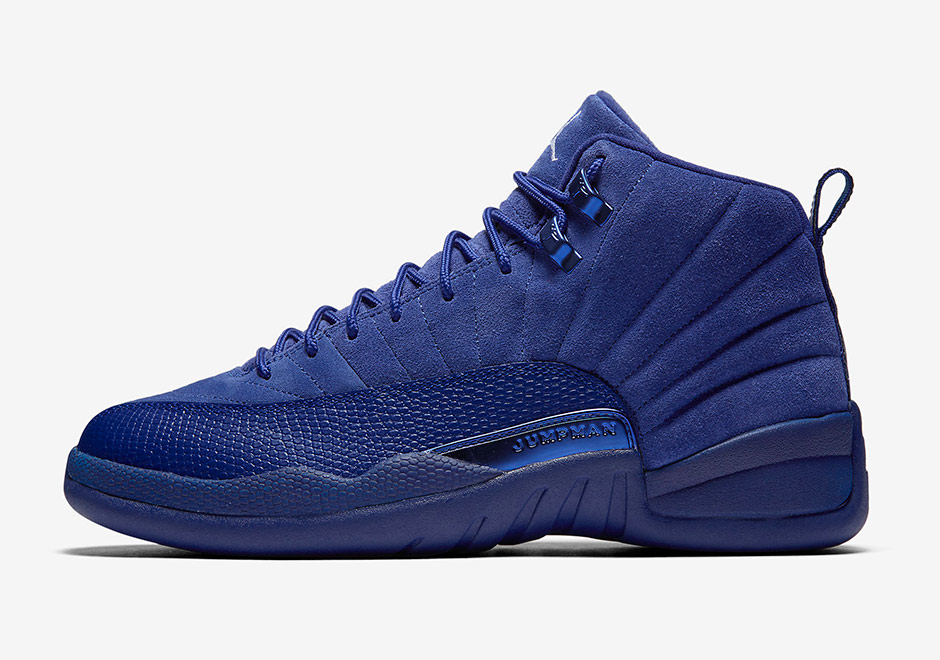 Air Jordan 12 Blue Suede 130690-400 | SneakerNews.com