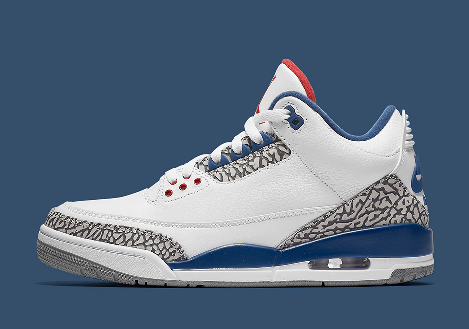 blue and red 3s