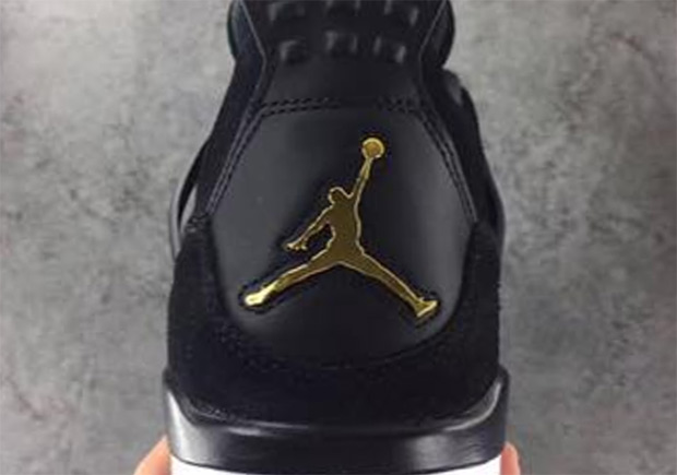 Air Jordan 4 Black Gold Closer Look 1