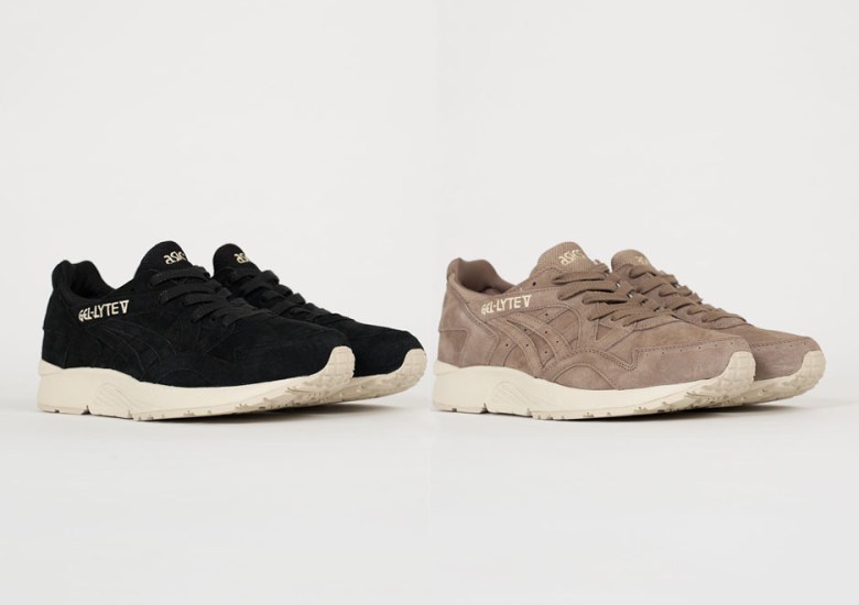 Tonal Suede Uppers and Off-White Soles For Two New ASICS GEL-Lyte V Colorways