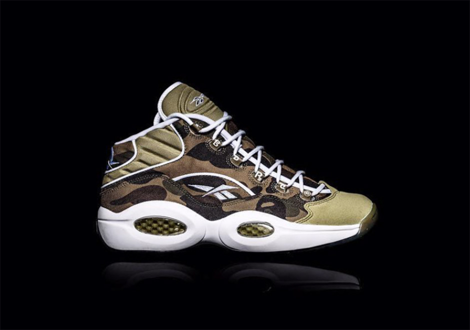 BAPE Reebok Question Mid and Instapump Fury | SneakerNews.com