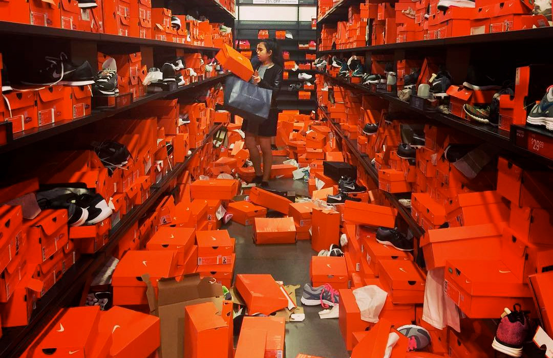 nike store distruction black friday