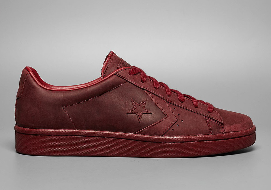 Converse Pro Leather Ox Tonal Red SneakerNews.com