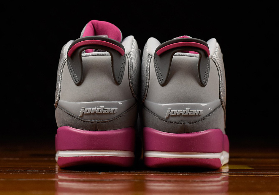 Jordan Dub Zero Grey Pink Girls 3