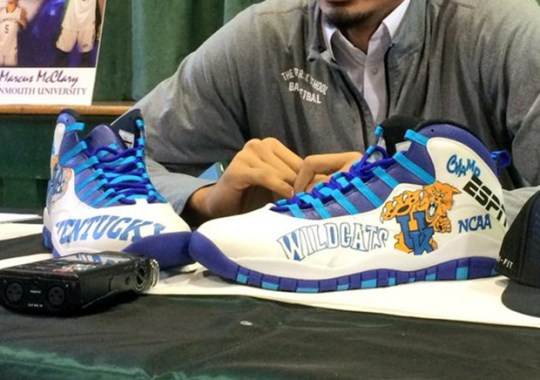 Top High-School Basketball Prospect Announces College Commitment With Custom Jordans