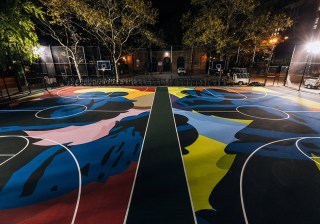 Nike Kaws Basketball Courts NYC | SneakerNews.com